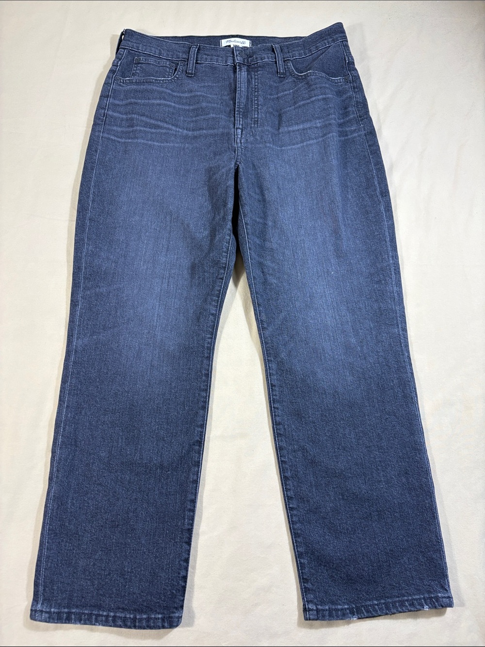 Madewell The Perfect Vintage Crop Jeans Sumner Black High Rise W31 AA892 NWT